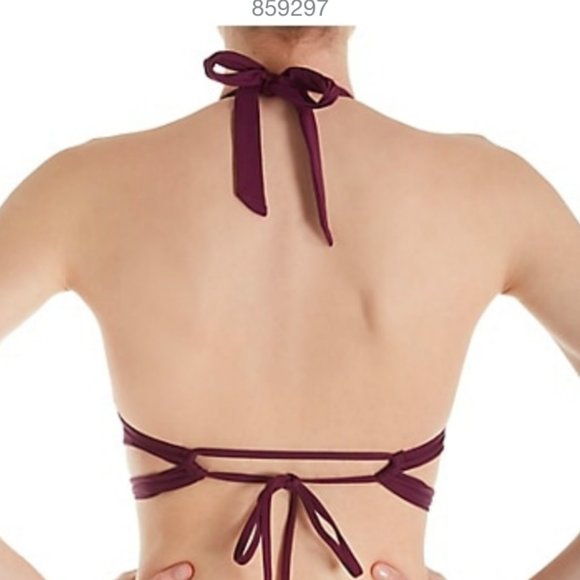 Becca Color Code Split Band Halter Swim Top - Picture 2 of 6